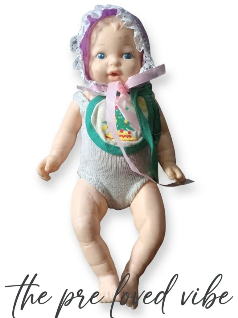 Baby Doll Vintage 7" White Small Doll